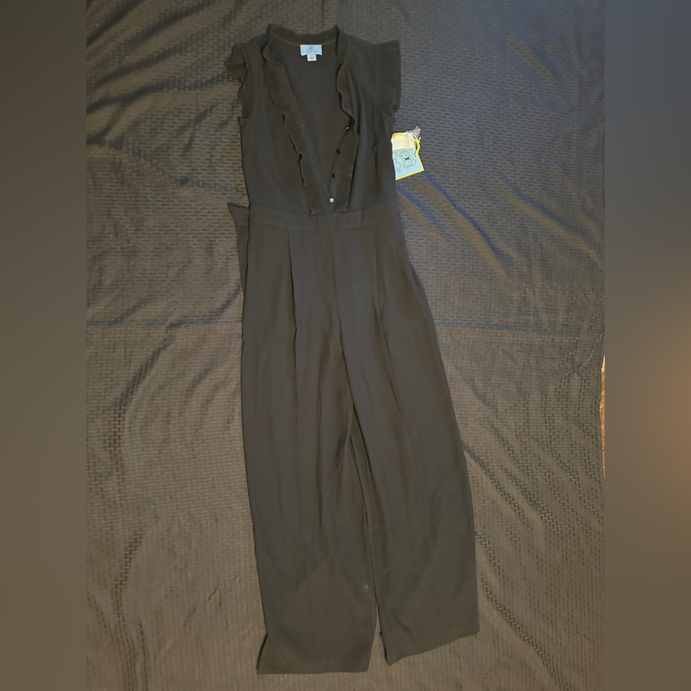 Cece Black Sleeveless Romper Size 4 NWT